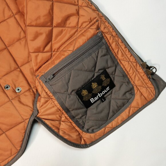 Barbour Quilted Vest - men's large - Picture 3 of 5